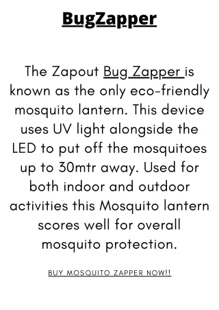 Bug Zapper