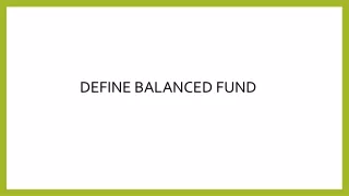 Define Balanced Fund