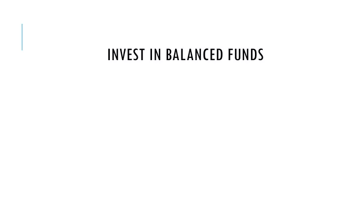 invest in balanced funds