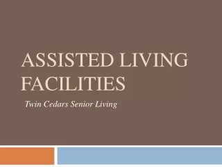 Twin Cedars Senior Living - Assisted Living Facilities