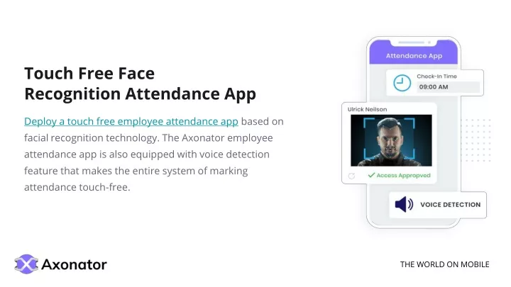 touch free face recognition attendance app deploy