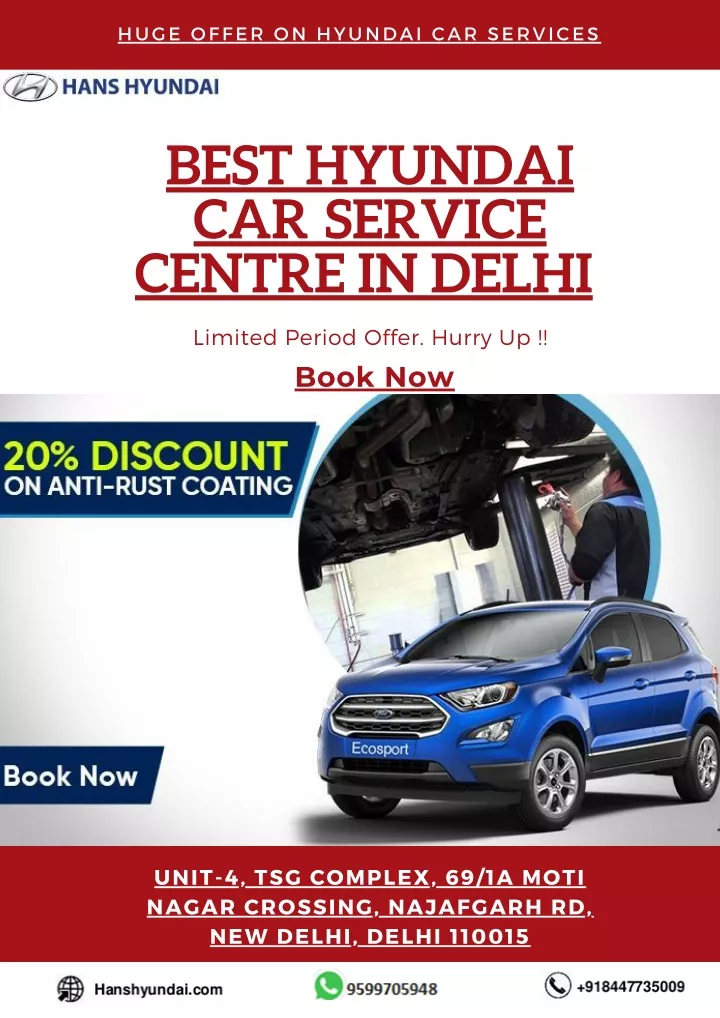 huge offer on hyundai car services