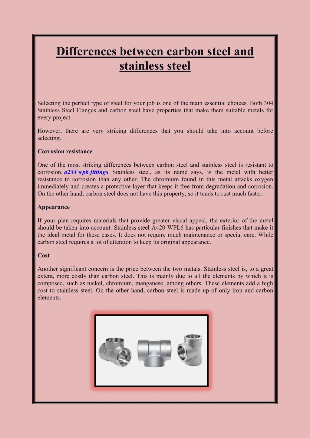 PPT - Differences between carbon steel and stainless steel PowerPoint ...