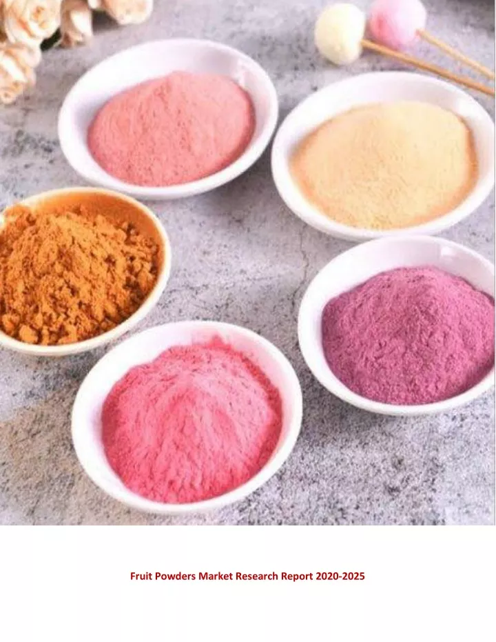 fruit powders market research report 2020 2025