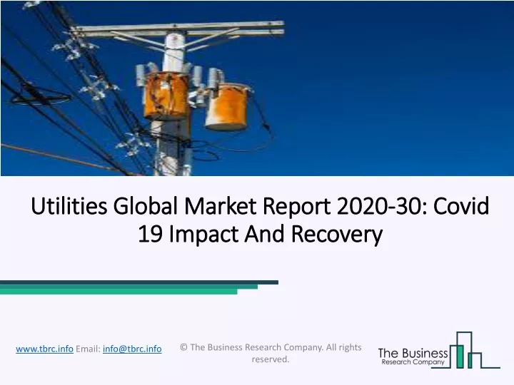 utilities global market report 2020 utilities
