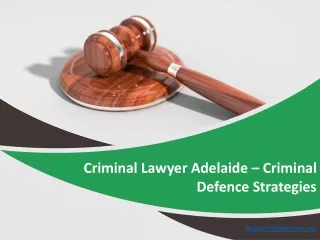 Criminal Lawyer Adelaide – Criminal Defence Strategies