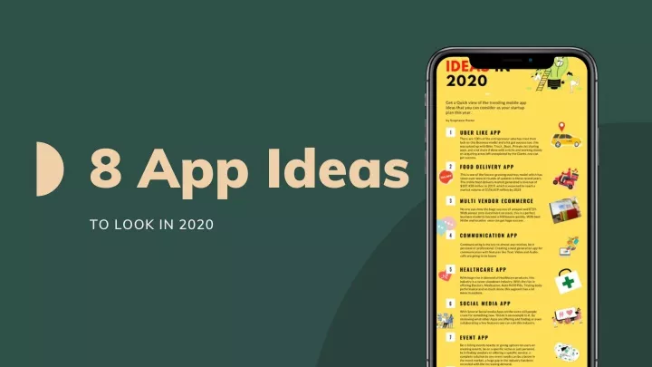 8 app ideas