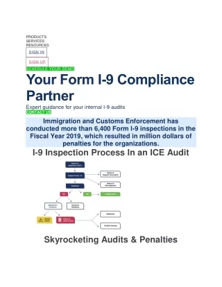 Guidance for Internal Form I-9 audits and compliance