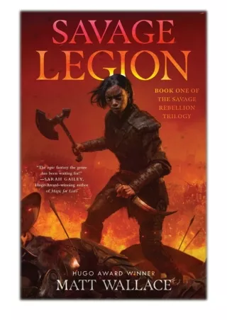 [PDF] Free Download Savage Legion By Matt Wallace