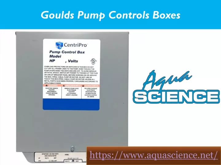 goulds pump controls boxes