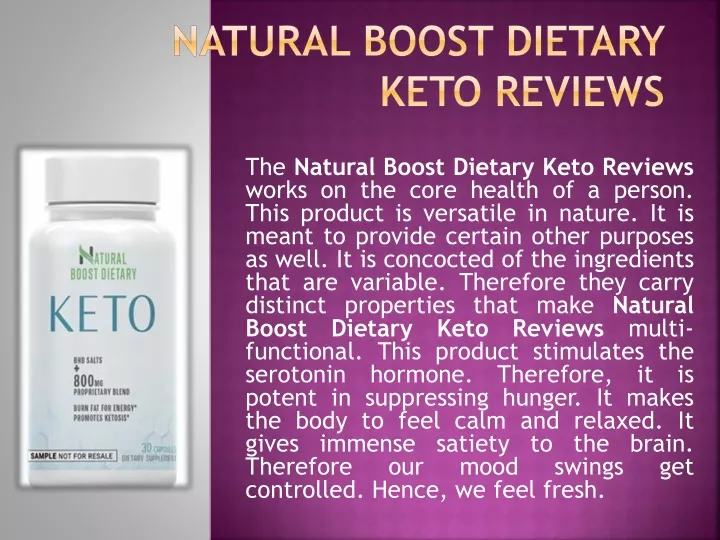 the natural boost dietary keto reviews works