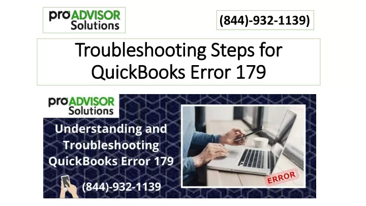 troubleshooting steps for quickbooks error 179