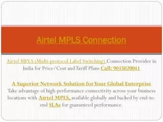 airtel mpls connection