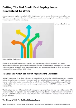 The Best Strategy To Use For Fast Approval Payday Loans