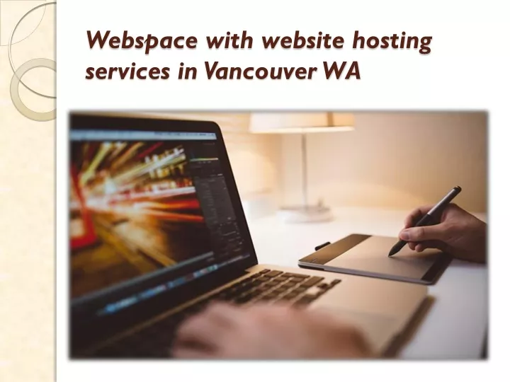 webspace with website hosting services