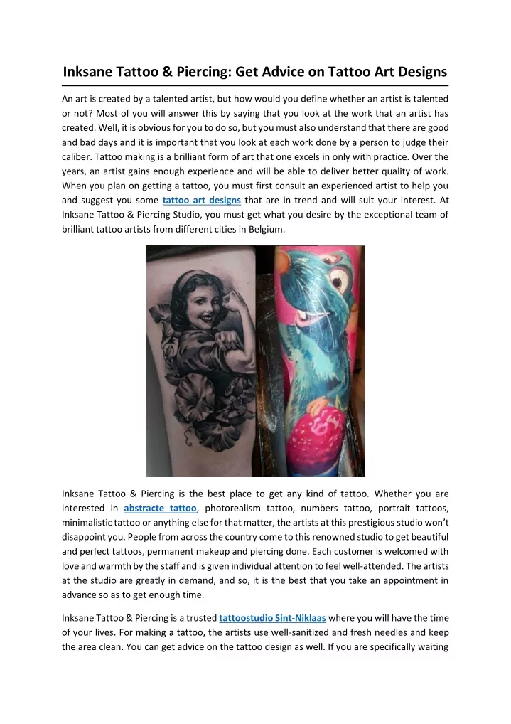 inksane tattoo piercing get advice on tattoo