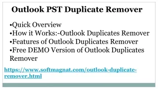 Find and Remove Duplicate Outlook Email messages