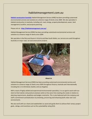 habitatmanagement com au