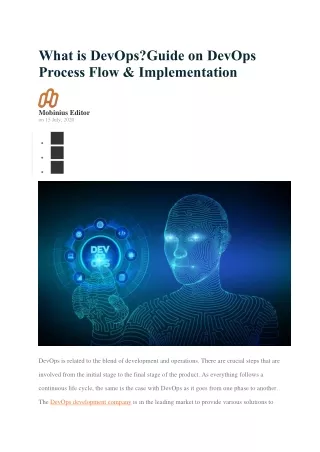 what is devops guide on devops process flow
