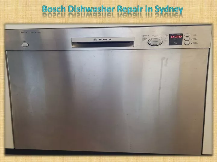 bosch dishwasher repair in sydney