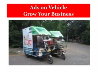 Car Advertisement Services in Delhi
