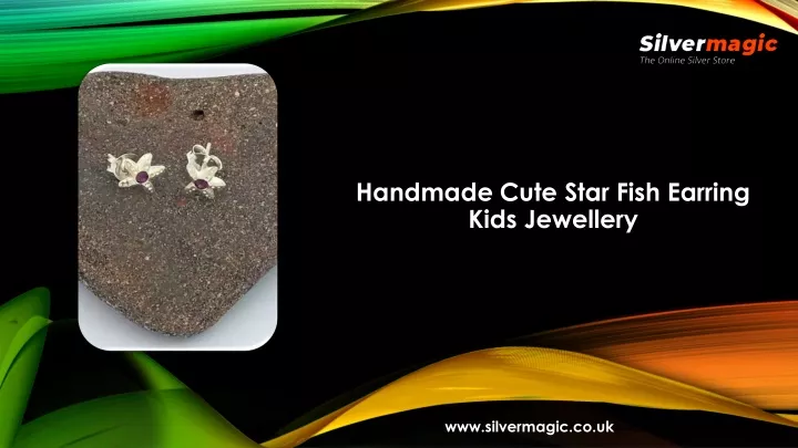 handmade cute star fish earring kids jewellery