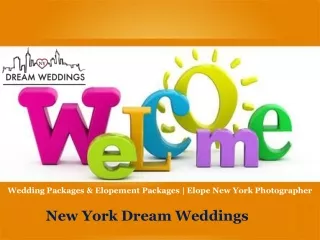 Wedding Packages & Elopement Packages | Elope New York Photographer