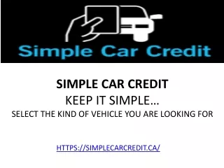 Bad Credit Car Loan Ontario