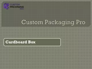 custom packaging pro