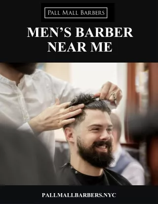 Men's Barber near me