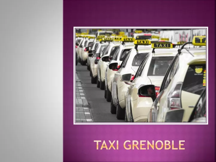 taxi grenoble