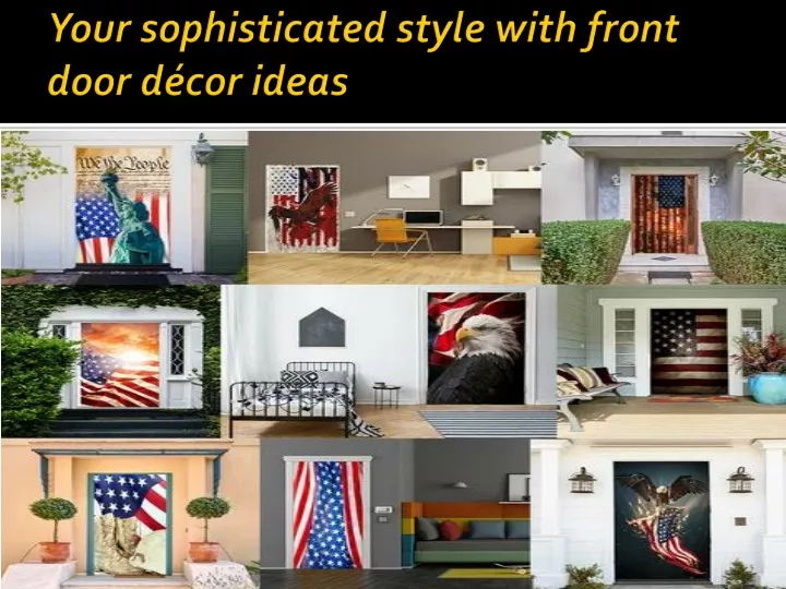 your sophisticated style with front door d cor ideas