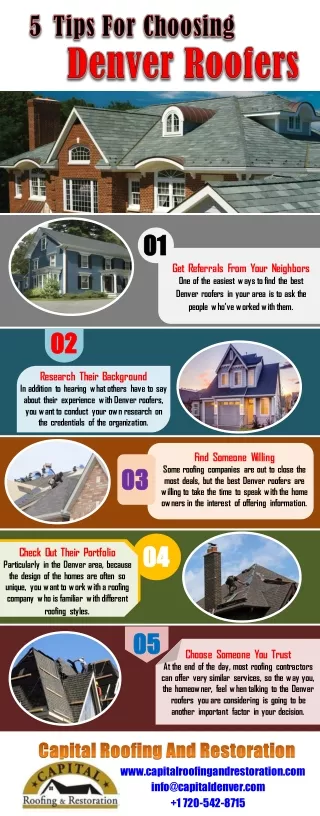 5 Tips For Choosing Denver Roofers