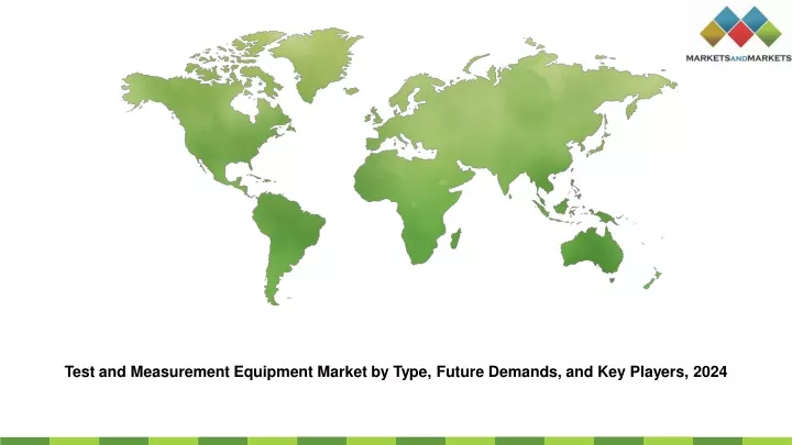 test and measurement equipment market by type