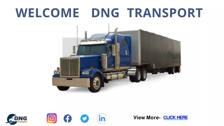 welcome dng transport