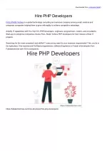 Hire PHP Developers - slide 1