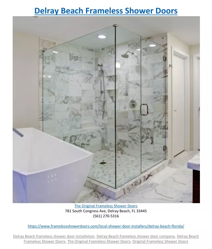 Ppt Delray Beach Frameless Shower Doors Powerpoint Presentation Free