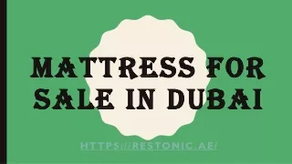 mattress for sale in dubai