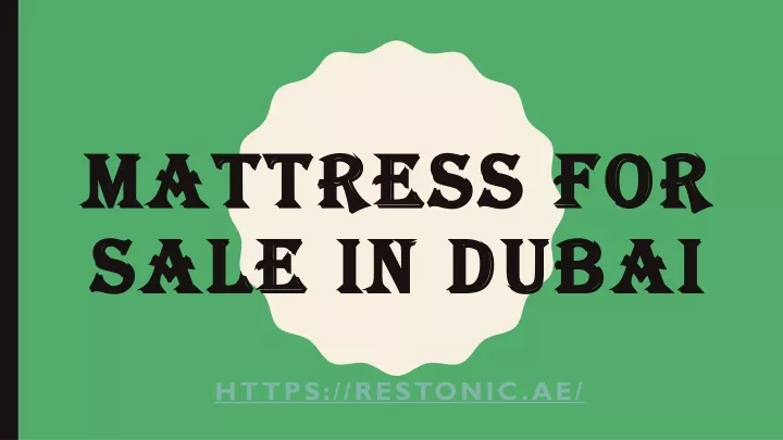 mattress for sale in dubai