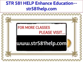 str 581 help enhance education str581help com