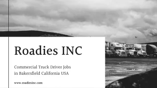 Local Class A Truck Driving Jobs Ca USA,