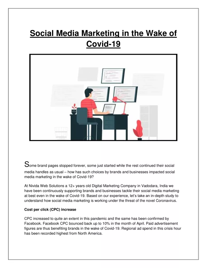 social media marketing in the wake of covid 19