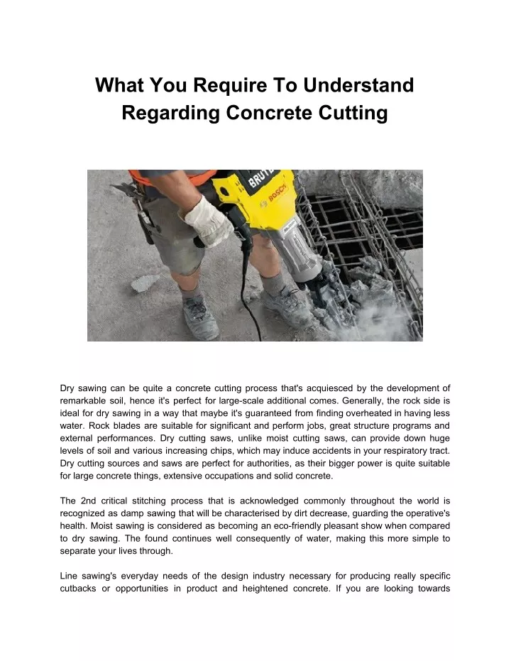 what you require to understand regarding concrete