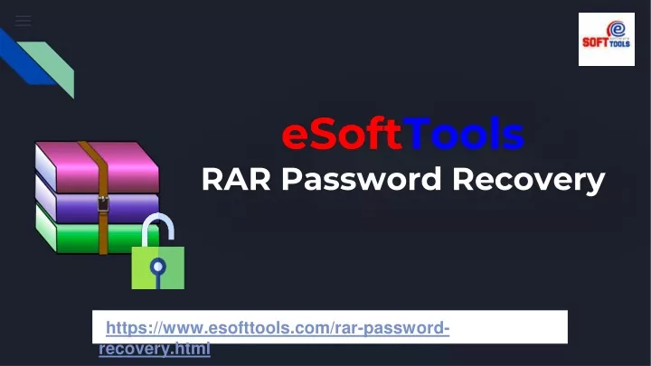 esofttools rar password recovery