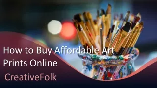 How to Buy Affordable Art Prints Online