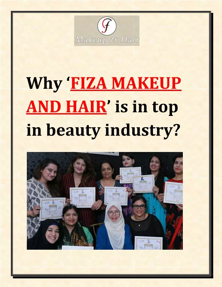 why fiza makeup and hair is in top in beauty