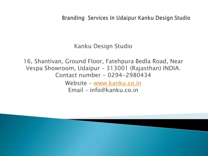 branding services in udaipur kanku design studio
