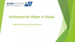 antibacterial wipes in dubai