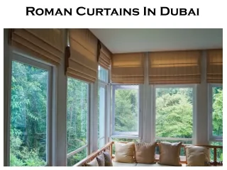 roman curtains in dubai