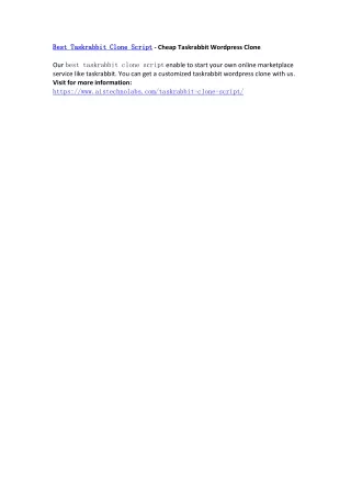 best best taskrabbit taskrabbit clone